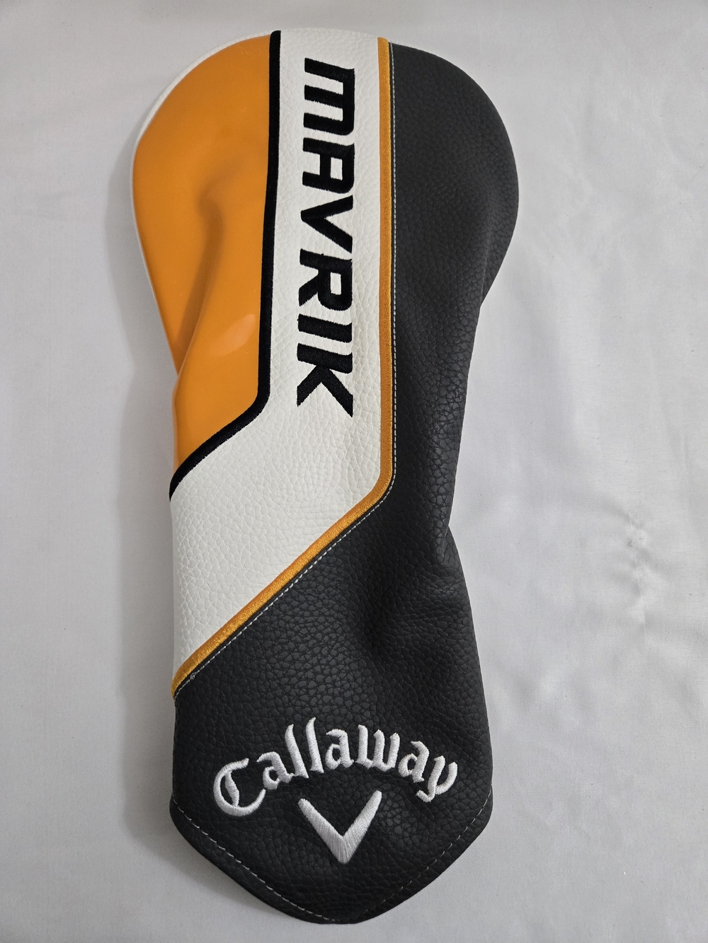Callaway MAVRIK Driver Headcover Black White Orange Golf Club OEM